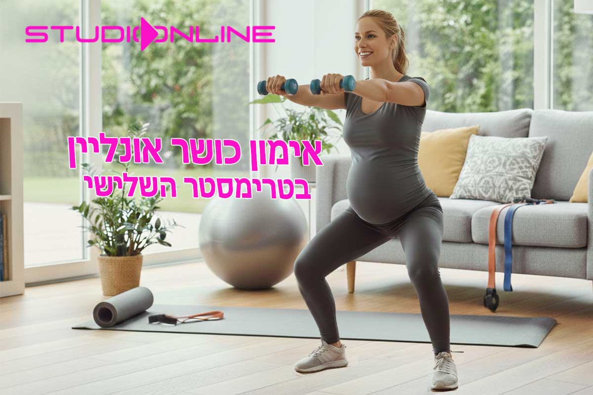 אימוני כושר אונליין בשליש האחרון להריון